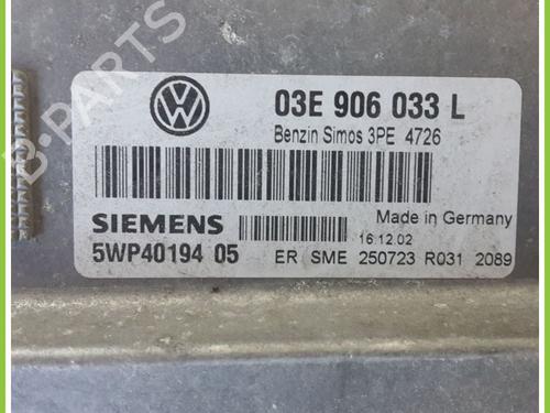 Engine control unit (ECU) VW POLO (9N_, 9A_) 1.2 12V | BP13419388M57 