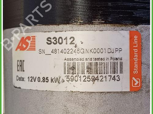 Startmotor RENAULT LAGUNA II (BG0/1_) 1.6 16V (BG1G, BG1H) | BP19180134M8 