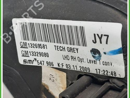 Right mirror OPEL INSIGNIA A Sports Tourer (G09) 2.0 CDTI (35) | BP13024653C27 