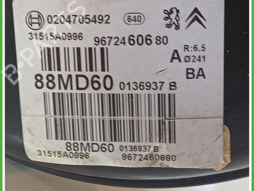 Servo brake CITROËN C3 II (SC_) 1.4 HDi 70 (SC8HZC, SC8HR0, SC8HP4) | BP40142405M42 - Image 4