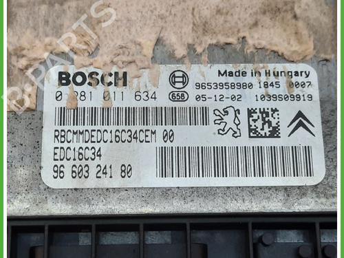 Engine control unit (ECU) PEUGEOT 307 (3A/C) 1.6 HDi 110 | BP13403049M57 