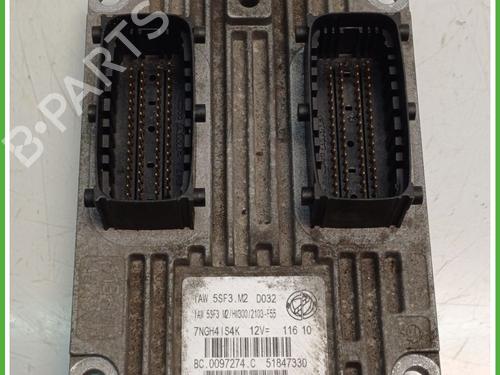 Used Engine control unit (ECU) FIAT PUNTO EVO (199_) 1.4 (199AXB1A) (77 hp) 24035847