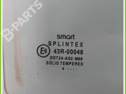 Rear right door window SMART CITY-COUPE (450) 0.6 (S1CLA1, 450.341) | BP11722151C21 