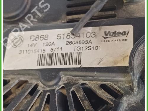 Alternator FIAT PUNTO EVO (199_) 1.3 D Multijet (199AXC1A, 199BXC1A, 199AXT1A, 199BXT1A) | BP19145452M7 