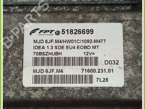 Engine control unit (ECU) FIAT IDEA (350_) 1.3 D Multijet | BP13319233M57 