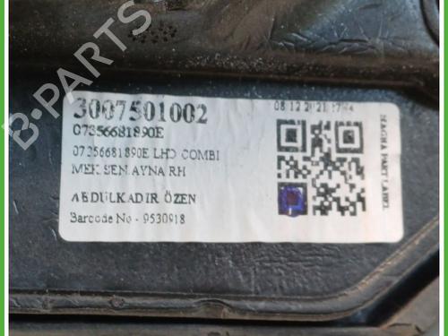 Right mirror FIAT DOBLO Cargo (263_) 1.6 D Multijet (263WXD1B, 263WXR1B, 263WXX1B, 263ZXD1B,... | BP29824977C27 
