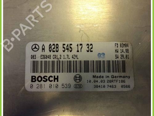Engine control unit (ECU) MERCEDES-BENZ VANEO (414) 1.7 CDI (414.700) | BP13259558M57 