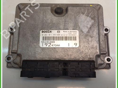 Steuergerät Motor für FIAT STILO Multi Wagon (192_) 1.9 JTD (115 hp) 21393755