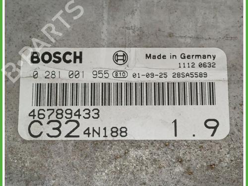 Motorstyringsenhet FIAT PUNTO (188_) 1.9 JTD 80 (188.237, .257, .337, .357) | BP17645087M57 