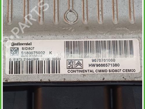Engine control unit (ECU) PEUGEOT 3008 I MPV (0U_) 1.6 HDi | BP17313412M57 