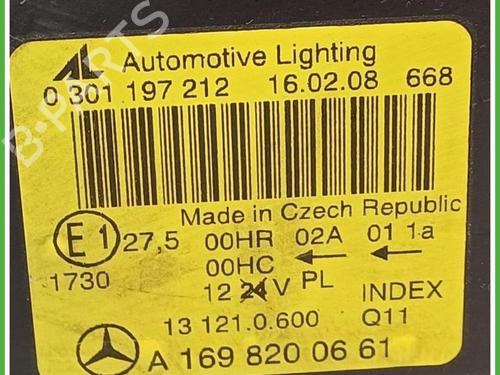 Left headlight MERCEDES-BENZ A-CLASS (W169) A 160 (169.031, 169.331) | BP40145754C28 - Image 5