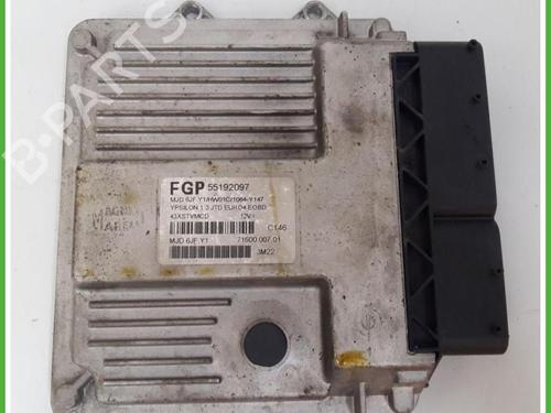 Used Engine control unit (ECU) Engine control unit (ECU) LANCIA YPSILON (843_) 1.3 JTD (843.AXD11, 843.AXD1A) (70 hp) 40131463 40131463