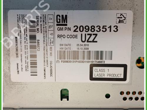Radio OPEL MERIVA B MPV (S10) 1.4 (75) | BP28142287E6 