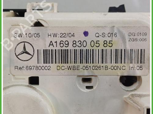 Climate control MERCEDES-BENZ A-CLASS (W169) A 150 (169.031, 169.331) | BP15578921I5 