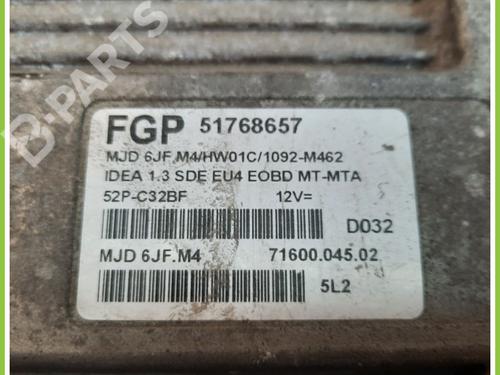 Engine control unit (ECU) FIAT IDEA (350_) 1.3 D Multijet | BP11370740M57 