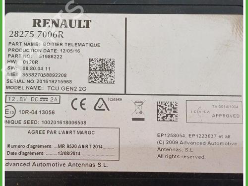 Control unit RENAULT MEGANE IV Hatchback (B9A/M/N_) 1.5 dCi 110 (B9A3) | BP40141770M11 - Image 2