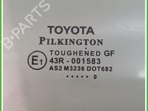Rear right door window TOYOTA YARIS (_P13_) 1.4 D (NLP130_, NLP130) | BP18825819C21 