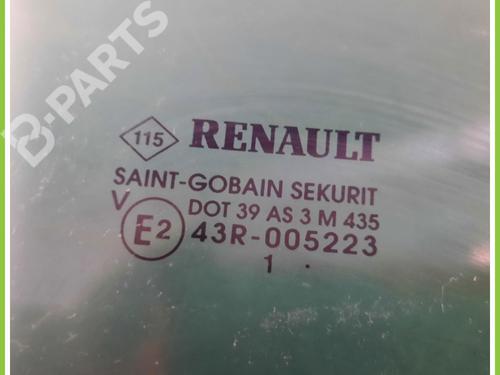 Rear right door window RENAULT CLIO III (BR0/1, CR0/1) 1.2 16V (BR02, BR0J, BR11, CR02, CR0J, CR11) | BP11722157C21 