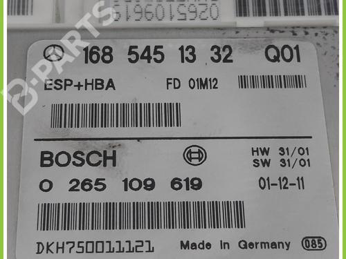 Control unit MERCEDES-BENZ A-CLASS (W168) A 170 CDI (168.009, 168.109) | BP11368555M11 