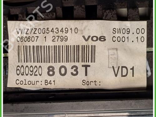 Instrument cluster VW POLO (9N_, 9A_) 1.4 16V | BP22425141C47 