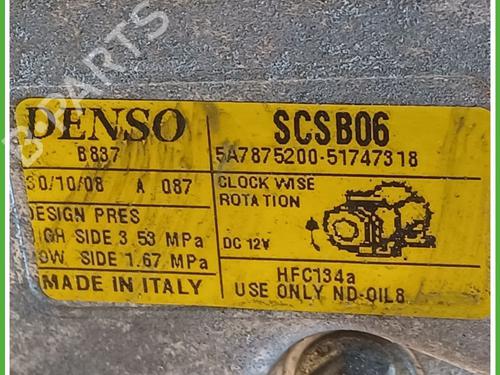 AC compressor FIAT PANDA (169_) 1.2 Natural Power (169.AXB1A) | BP29563837M34 
