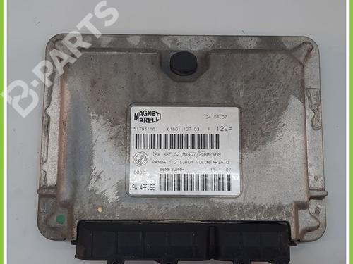Used Engine control unit (ECU) FIAT PANDA (169_) 1.2 (169.AXB11, 169.AXB1A) (60 hp) 11370875