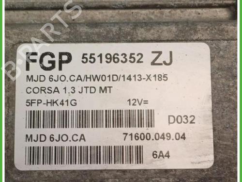 Engine control unit (ECU) OPEL CORSA C (X01) 1.3 CDTI (F08, F68) | BP40144501M57 - Image 2