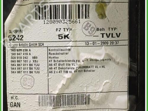 Front left panel VW GOLF VI (5K1) 2.0 TDI | BP40143128C58 - Image 4