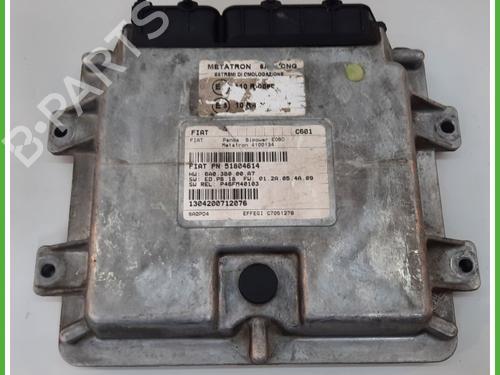 Used Engine control unit (ECU) FIAT PANDA (169_) 1.2 Natural Power (169.AXB1A) (60 hp) 13100972