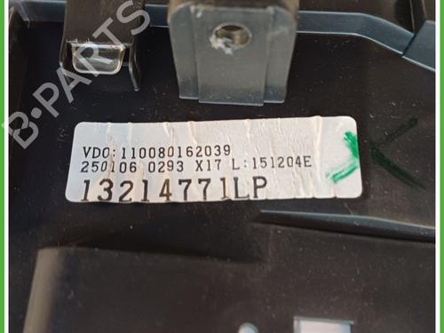 Instrument cluster OPEL MERIVA A MPV (X03) 1.4 16V Twinport (E75) | BP16017185C47 