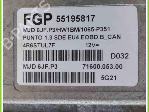 Engine control unit (ECU) FIAT PUNTO (188_) 1.3 JTD 16V | BP13319379M57 