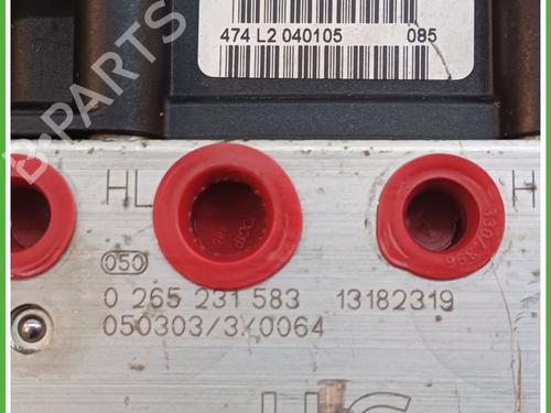 ABS Bremseaggregat OPEL CORSA C (X01) 1.2 Twinport (F08, F68) | BP17139687M43 