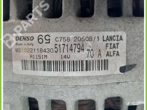 Alternator FIAT PUNTO (188_) 1.2 60 (188.030, .050, .130, .150, .230, .250) | BP11369072M7 