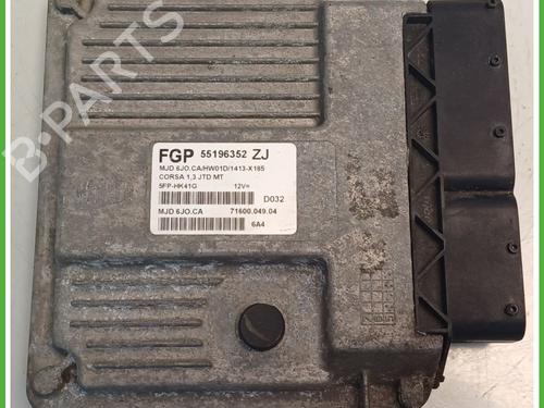 Used Engine control unit (ECU) OPEL CORSA C (X01) 1.3 CDTI (F08, F68) (70 hp) 25437119