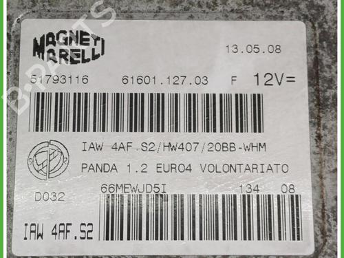 Engine control unit (ECU) FIAT PANDA (169_) 1.2 (169.AXB11, 169.AXB1A) | BP40140781M57 - Image 2