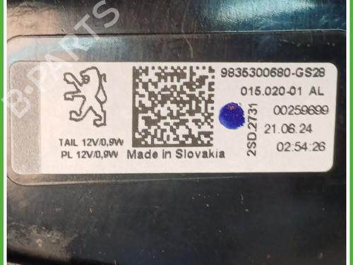Left taillight PEUGEOT 308 SW III (FC_, FJ_, FR_, F4_, FN_) PureTech 130 (FRHNSL, FRHNST) | BP26902352C34 