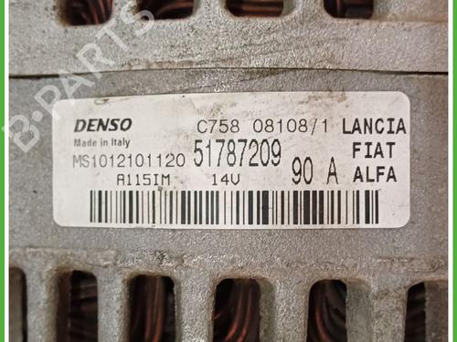 Alternator FIAT GRANDE PUNTO (199_) 1.3 D Multijet (199.AXD11, 199.AXD1A, 199.AXD1B,... | BP18115601M7 
