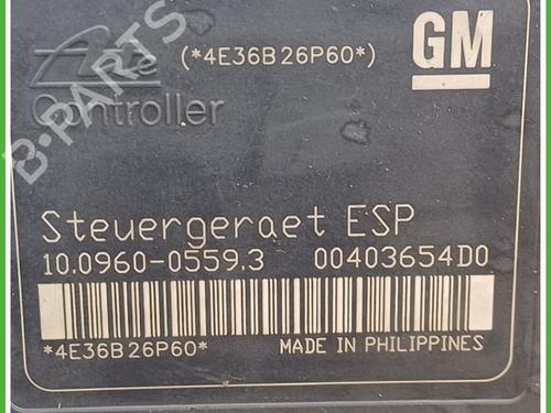 ABS pump OPEL ZAFIRA / ZAFIRA FAMILY B (A05) 1.8 (M75) | BP19675133M43 