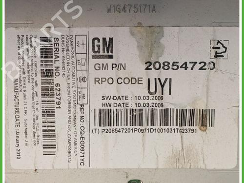Radio CHEVROLET CRUZE (J300) 2.0 CDI | BP27584133E6 