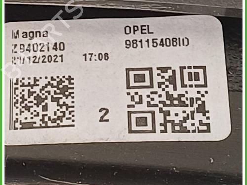 Right mirror OPEL CROSSLAND X / CROSSLAND (P17, P2QO) 1.2 (75) | BP26902315C27 