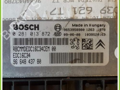 Engine control unit (ECU) PEUGEOT 308 SW I (4E_, 4H_) 1.6 HDi | BP13303059M57