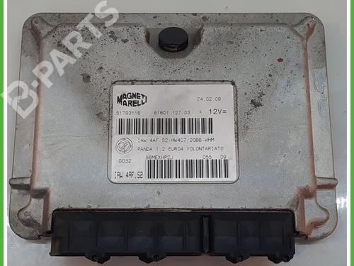 Used Engine control unit (ECU) LANCIA YPSILON (843_) 1.2 (843.AXA1A) (60 hp) 11829972
