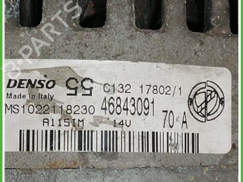 Alternator FIAT PUNTO (188_) 1.2 16V 80 (188.233, .235, .253, .255, .333, .353, .639,... | BP15547538M7 