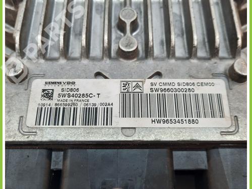 Engine control unit (ECU) CITROËN C3 I (FC_, FN_) 1.4 HDi | BP11370612M57 