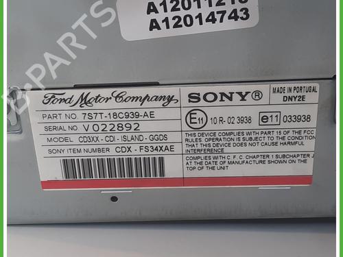 Radio FORD S-MAX (WA6) 2.0 | BP13708193E6 