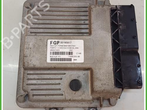 Used Engine control unit (ECU) FIAT PUNTO (188_) 1.3 JTD 16V (70 hp) 15849895