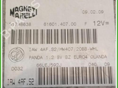 Engine control unit (ECU) FIAT PANDA (169_) 1.2 4x4 (169.AXB2A) | BP40146463M57 - Image 2