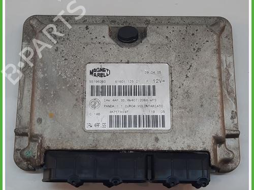Used Engine control unit (ECU) FIAT PANDA (169_) 1.1 (169.AXA1A) (54 hp) 12909960