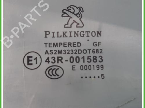 Rear left door window PEUGEOT 208 I (CA_, CC_) 1.4 HDi | BP14929857C20 