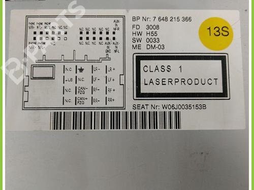 Radio SEAT IBIZA IV (6J5, 6P1) 1.4 | BP11368178E6 
